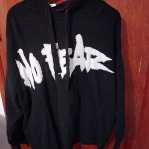 No Fear Black Graphic Men's Sweater